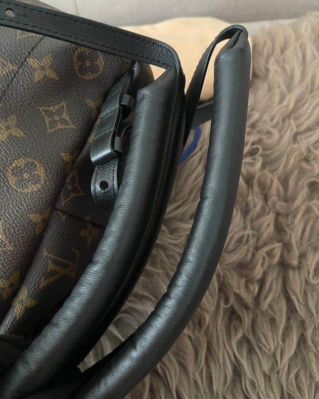 Preloved Authentic Louis Vuitton Palm Springs Backpack — Monogram Reverse Canvas