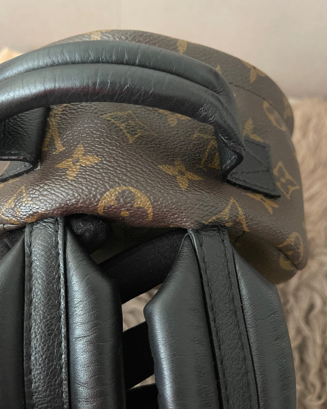 Preloved Authentic Louis Vuitton Palm Springs Backpack — Monogram Reverse Canvas