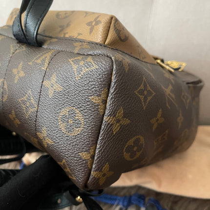 Preloved Authentic Louis Vuitton Palm Springs Backpack — Monogram Reverse Canvas