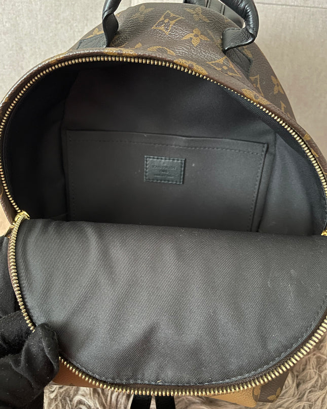 Preloved Authentic Louis Vuitton Palm Springs Backpack — Monogram Reverse Canvas