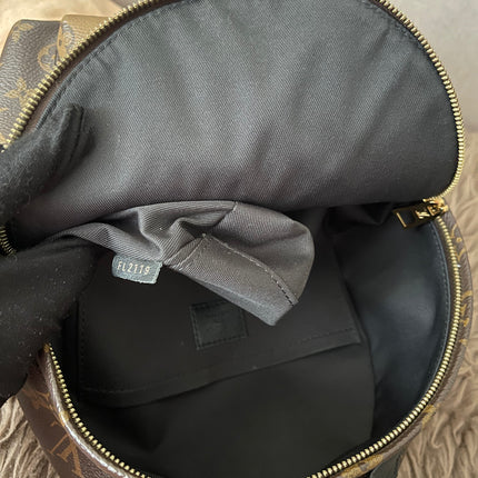 Preloved Authentic Louis Vuitton Palm Springs Backpack — Monogram Reverse Canvas