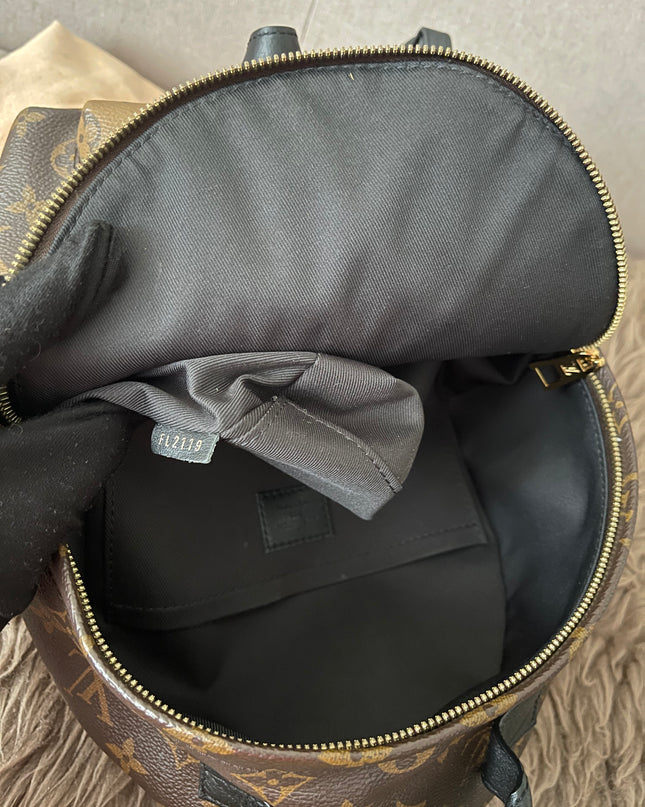 Preloved Authentic Louis Vuitton Palm Springs Backpack — Monogram Reverse Canvas