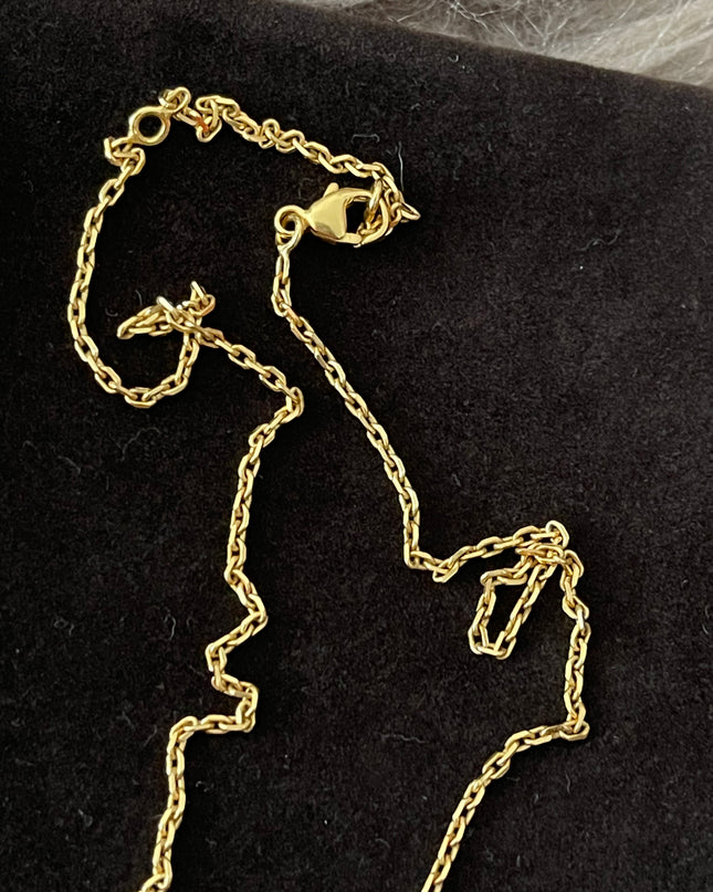 Preloved Authentic Slightly Used Hermes O'Kelly Pendant Size Pm Black Gold Plated