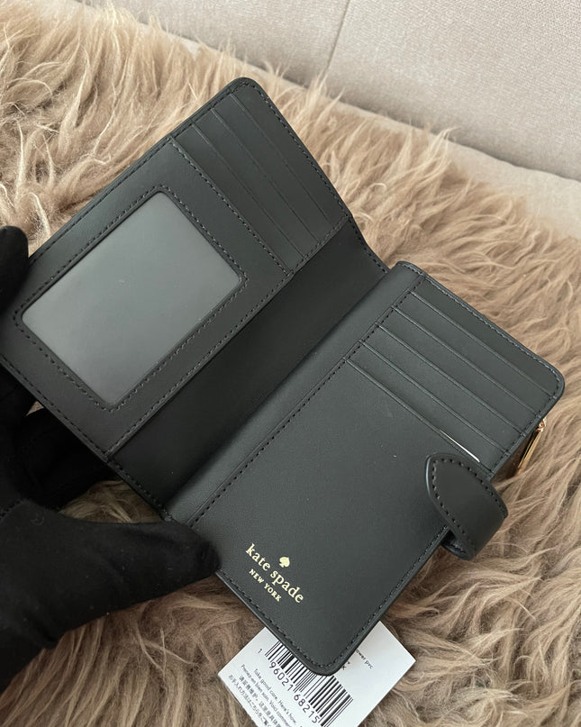 Preloved Authentic Like New Kate Spade New York Spade Flower Medium Bifold Wallet