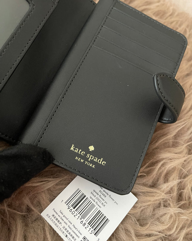 Preloved Authentic Like New Kate Spade New York Spade Flower Medium Bifold Wallet