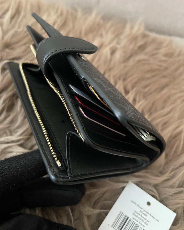 Preloved Authentic Like New Kate Spade New York Spade Flower Medium Bifold Wallet