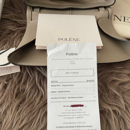 Preloved Authentic  Polène Mokki Mini Handbag — Brand New