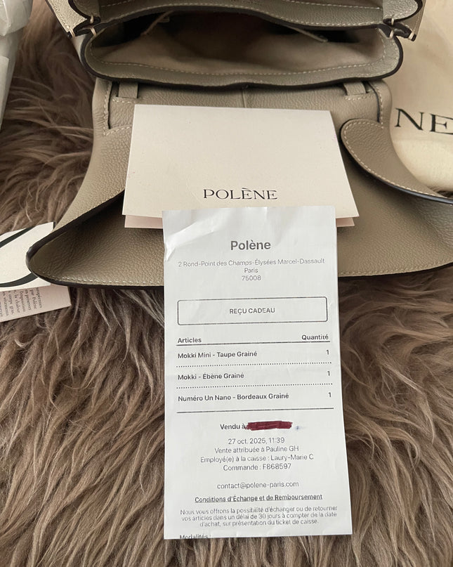 Preloved Authentic  Polène Mokki Mini Handbag — Brand New