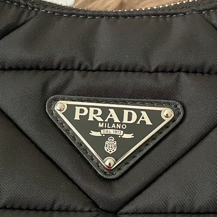 Preloved Authentic Like New Prada Padded Re-Nylon Shoulder Bag
