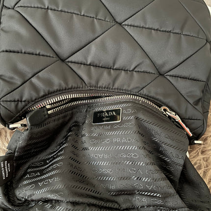 Preloved Authentic Like New Prada Padded Re-Nylon Shoulder Bag