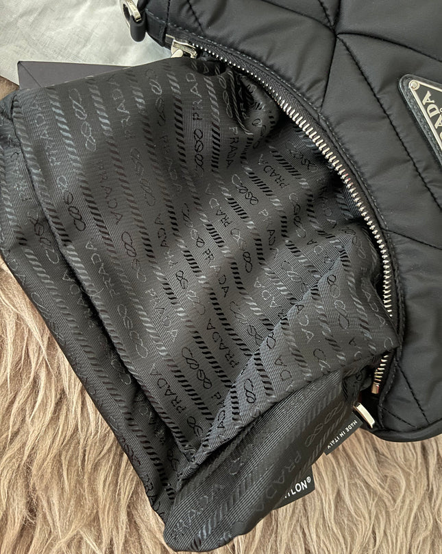 Preloved Authentic Like New Prada Padded Re-Nylon Shoulder Bag