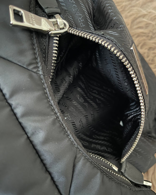 Preloved Authentic Like New Prada Padded Re-Nylon Shoulder Bag