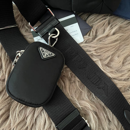 Preloved Authentic Like New Prada Padded Re-Nylon Shoulder Bag