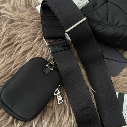 Preloved Authentic Like New Prada Padded Re-Nylon Shoulder Bag