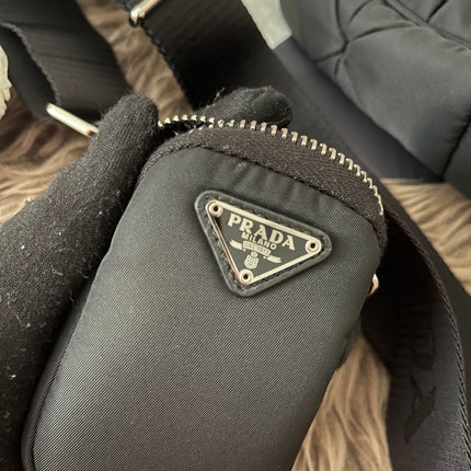 Preloved Authentic Like New Prada Padded Re-Nylon Shoulder Bag