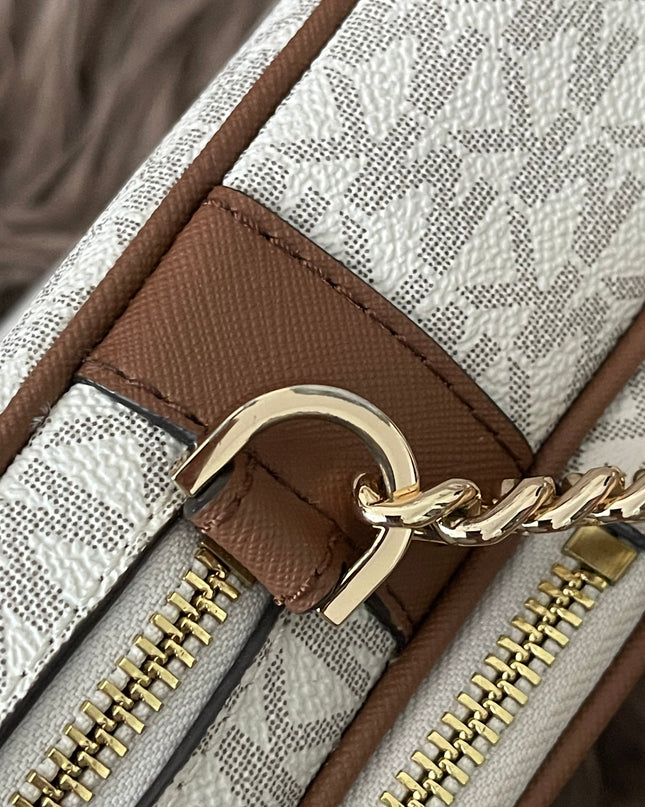 Preloved Authentic Michael Kors Jet Set Travel Medium Logo Crossbody Bag