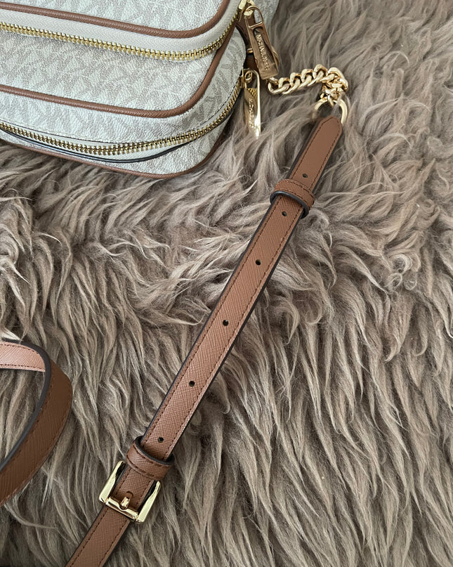 Preloved Authentic Michael Kors Jet Set Travel Medium Logo Crossbody Bag