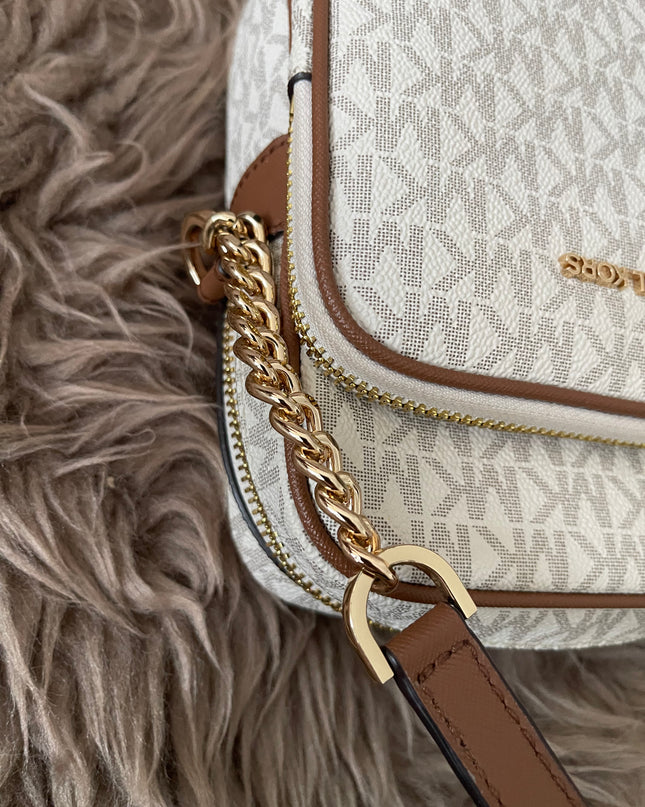 Preloved Authentic Michael Kors Jet Set Travel Medium Logo Crossbody Bag