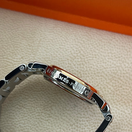 Preloved Authentic Hermès Clipper Watch 2 tone 24MM 16.5cm