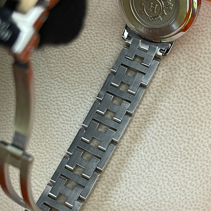 Preloved Authentic Hermès Clipper Watch 2 tone 24MM 16.5cm