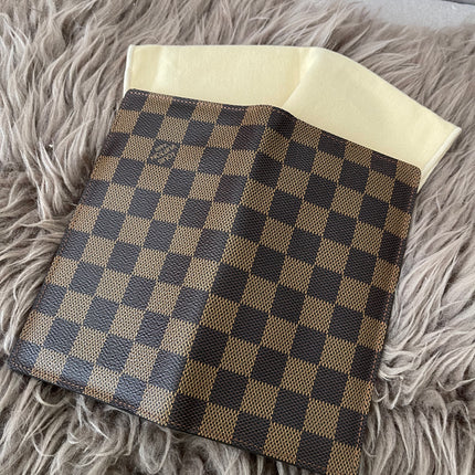 Preloved Authentic Louis Vuitton Damier Ebene Canvas Bifold Long Wallet