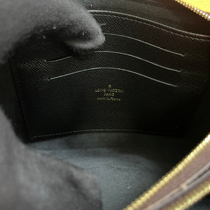 Preloved Louis Vuitton Monogram Giant Reverse Pochette Double Zip Crossbody Bag