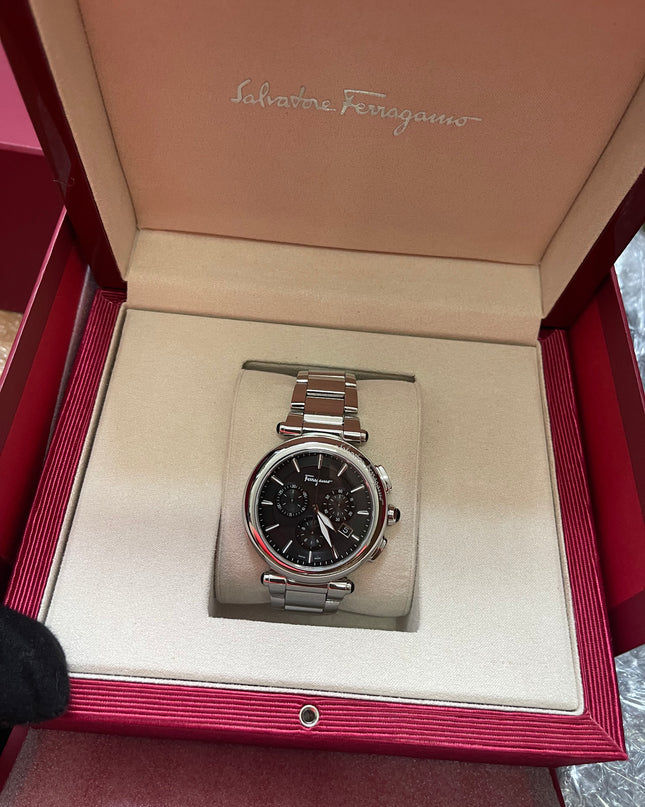 BIG DROP! Preloved Ferragamo Idillio Quartz Chronograph 42mm