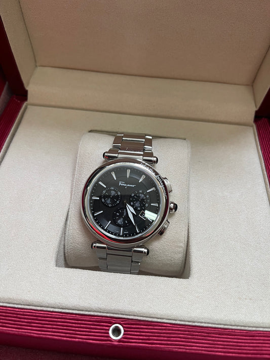 BIG DROP! Preloved Ferragamo Idillio Quartz Chronograph 42mm