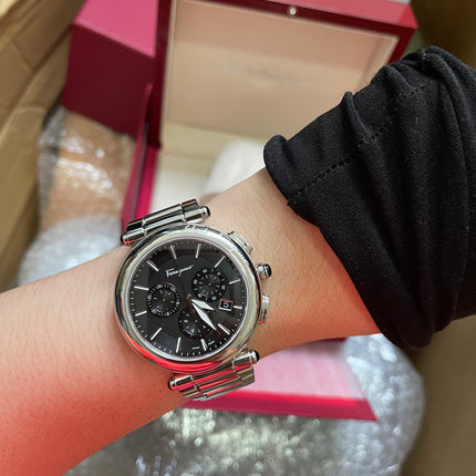 BIG DROP! Preloved Ferragamo Idillio Quartz Chronograph 42mm