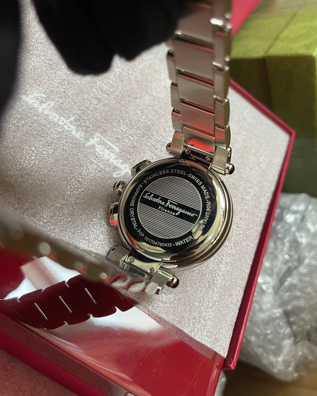 BIG DROP! Preloved Ferragamo Idillio Quartz Chronograph 42mm