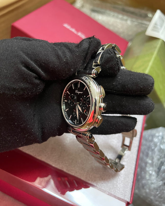 BIG DROP! Preloved Ferragamo Idillio Quartz Chronograph 42mm