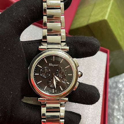BIG DROP! Preloved Ferragamo Idillio Quartz Chronograph 42mm
