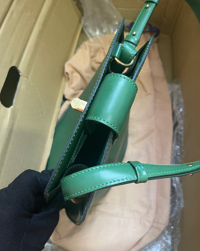 Preloved Louis Vuitton Green Epi Leather Cluny Shoulder Bag
