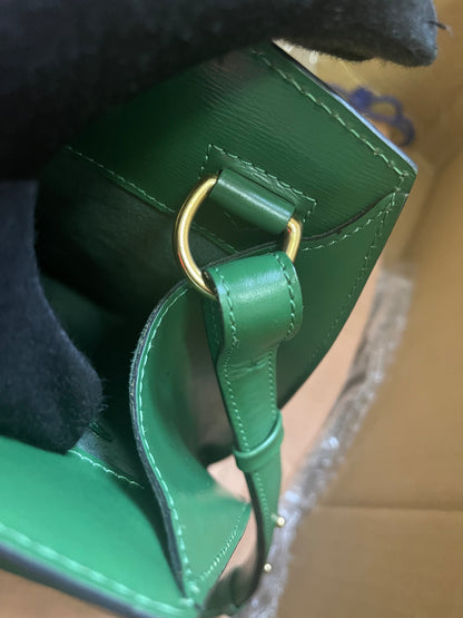 Preloved Louis Vuitton Green Epi Leather Cluny Shoulder Bag