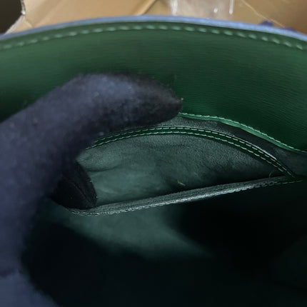 Preloved Louis Vuitton Green Epi Leather Cluny Shoulder Bag