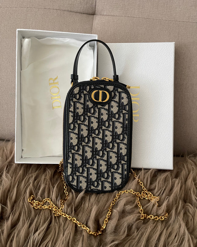 Preloved Christian Rank A Dior 30 Montaigne Call'in Dior Phone Holder.