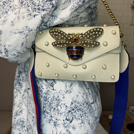 Preloved Gucci Bee Pearl Bag