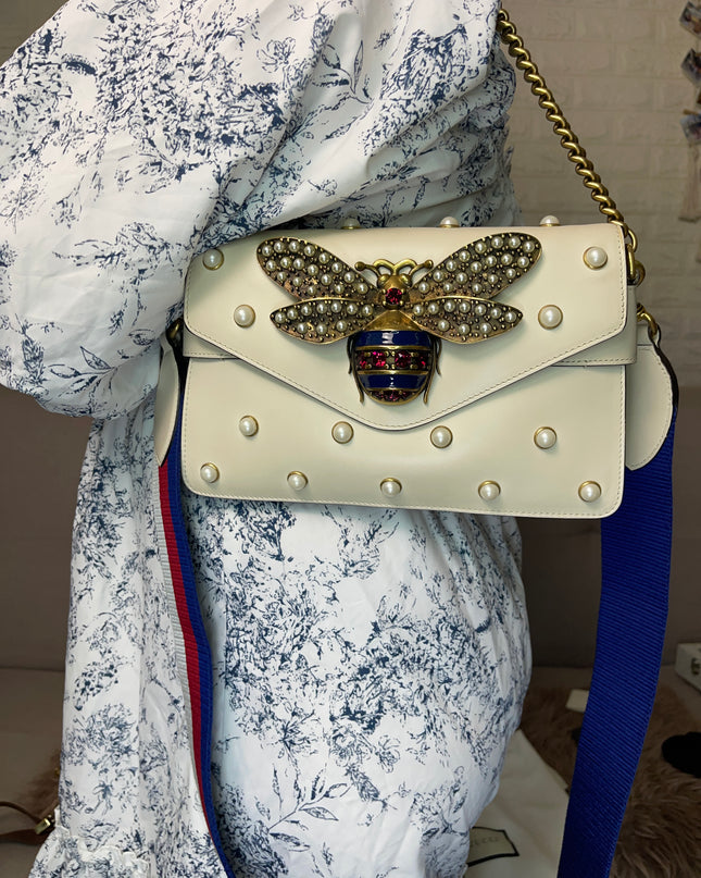 Preloved Gucci Bee Pearl Bag