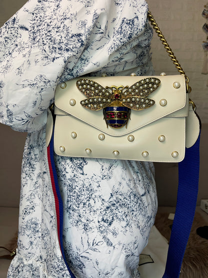 Preloved Gucci Bee Pearl Bag