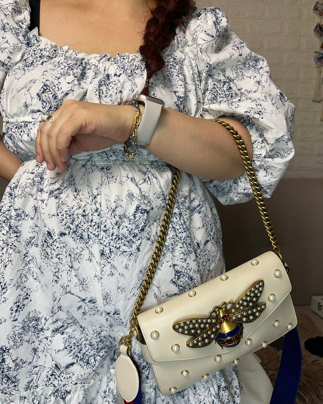 Preloved Gucci Bee Pearl Bag