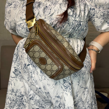 Preloved Gucci Mini Belt Bag – GG Supreme Canvas