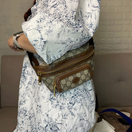 Preloved Gucci Mini Belt Bag – GG Supreme Canvas