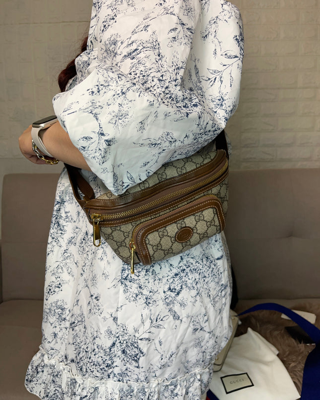 Preloved Gucci Mini Belt Bag – GG Supreme Canvas