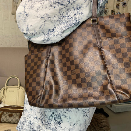 Preloved Louis Vuitton Totally Tote – Damier Ebene