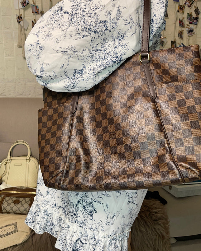 Preloved Louis Vuitton Totally Tote – Damier Ebene