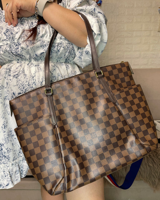 Preloved Louis Vuitton Totally Tote – Damier Ebene