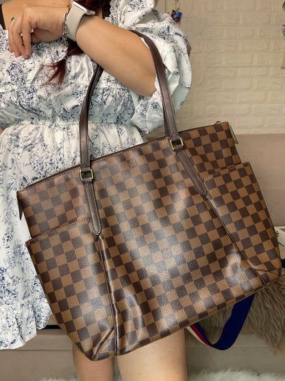 Preloved Louis Vuitton Totally Tote – Damier Ebene