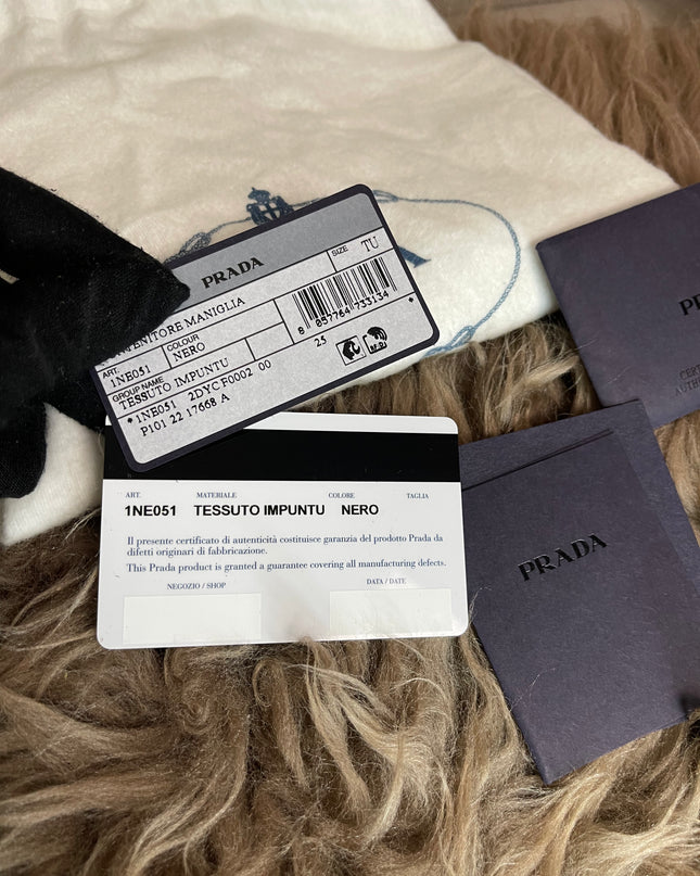 BIG DROP!! Preloved Prada Re-Edition Quilted Nylon Bag – Black