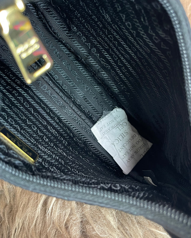 BIG DROP!! Preloved Prada Re-Edition Quilted Nylon Bag – Black