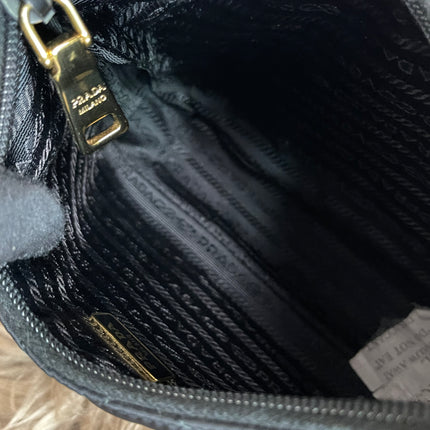 BIG DROP!! Preloved Prada Re-Edition Quilted Nylon Bag – Black